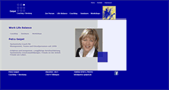 Desktop Screenshot of petra-geipel.de